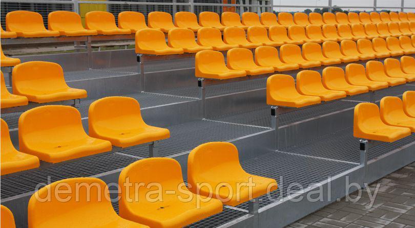 Стационарные трибуны с пластиковыми сиденьями - для внешних объектов - фото 1 - id-p74368709