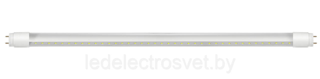 Лампа светодиодная LED-T8R-std 10Вт 230В G13 6500К холодный белый свет 800Лм 600мм прозрачная