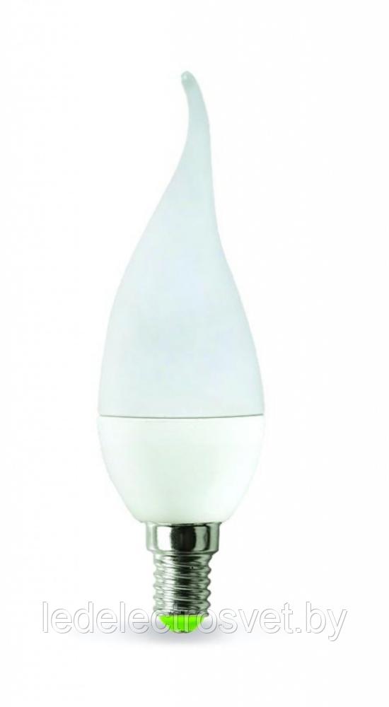 Лампа светодиодная LED-СВЕЧА НА ВЕТРУ 5Вт 230В Е14 4000K нейтральный белый свет 450Лм  