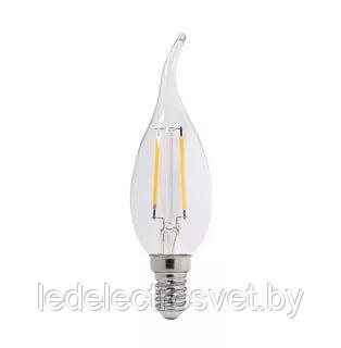 Лампа светодиодная свеча CA37 OMNI 5w 2700K теплый белый свет 450 Lm E14 230/50