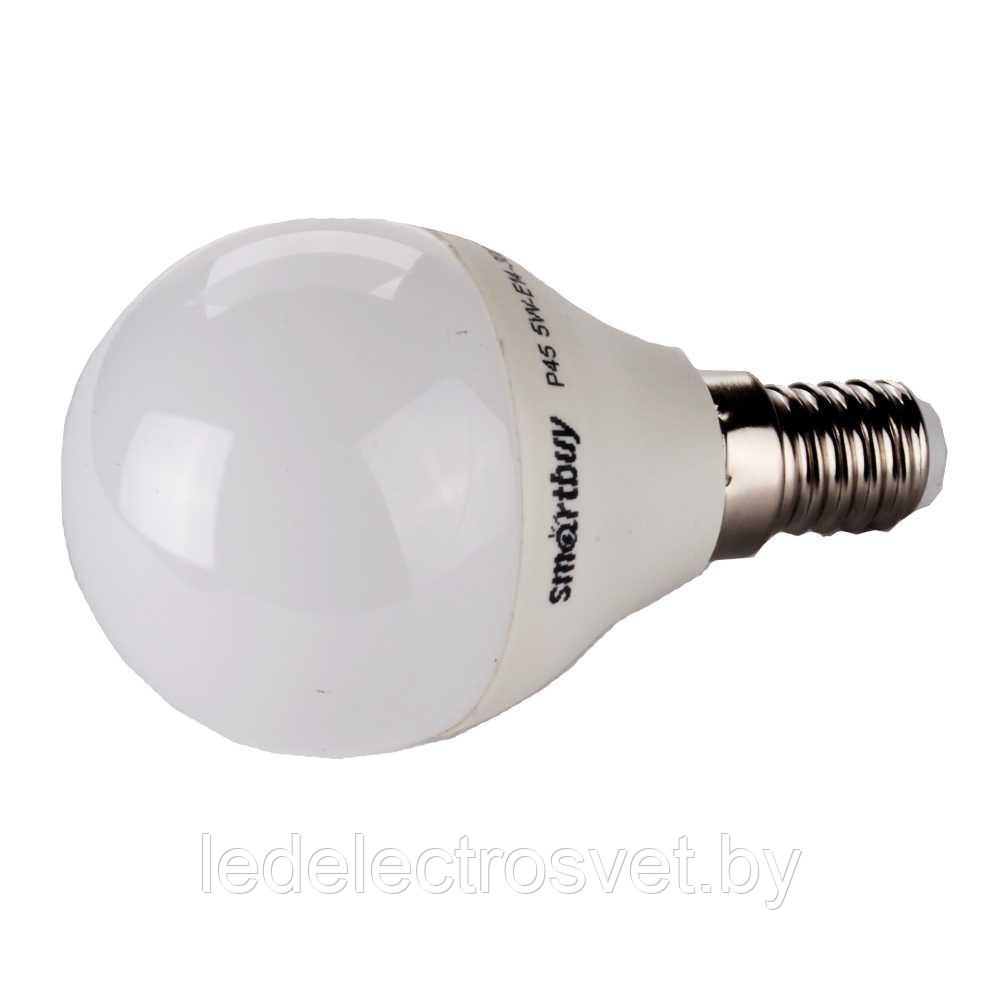 Светодиодная (LED) Лампа P45-05W 3000K теплый белый свет E14