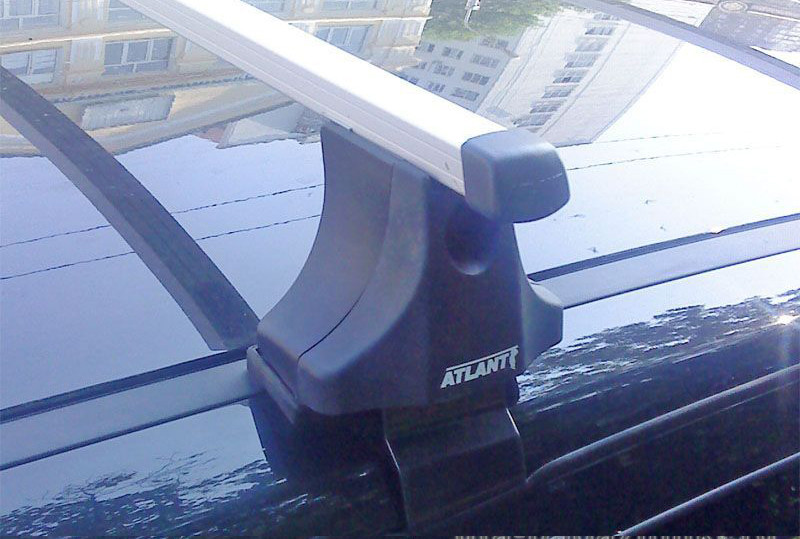 Багажник Атлант для Nissan Qashqai 2007-2013 (прямоугольная дуга) - фото 4 - id-p69113390