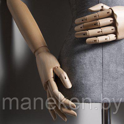 Манекен-Торс с деревянными руками, женский Originals 02 - фото 3 - id-p79562610