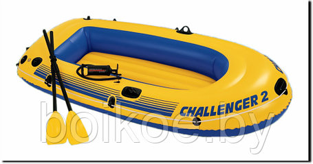 Лодка надувная Intex "Challenger 2", фото 2