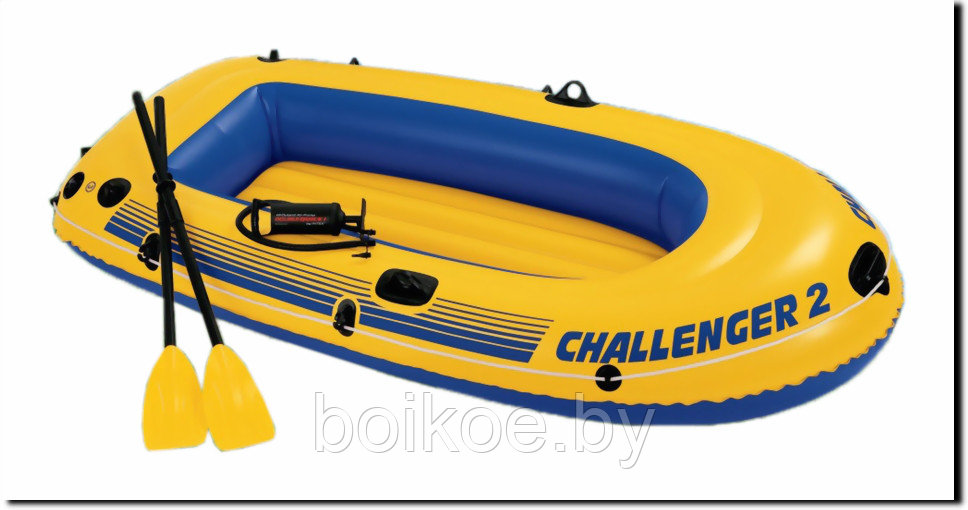Лодка надувная Intex "Challenger 2" - фото 1 - id-p74382287