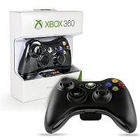 Беспроводной геймпад Xbox 360 Wireless Controller (чёрный)Оригинал