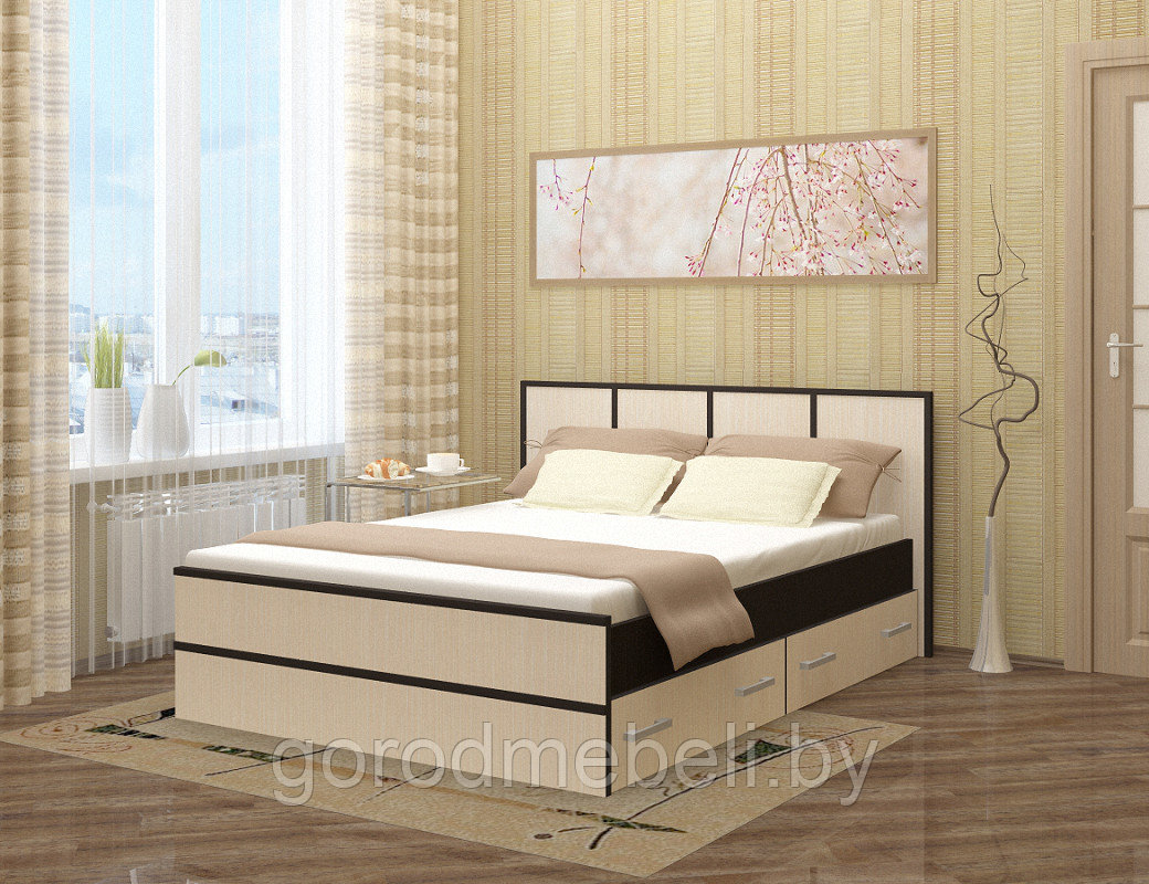Кровать Сакура 1.4м - фото 1 - id-p74386891