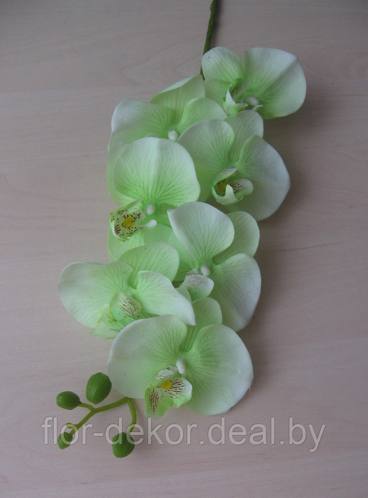 Ветка орхидеи полусиликоновая, H=81см.(4 цвета) - фото 5 - id-p36694199