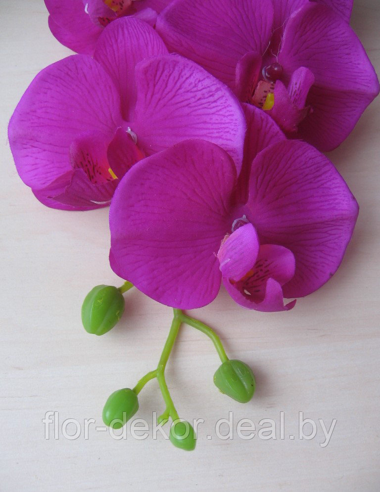 Ветка орхидеи полусиликоновая, H=81см.(4 цвета) - фото 4 - id-p36694199