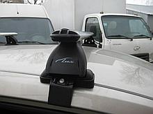 Багажник LUX для Nissan Tiida, хэтчбек, 2004-... (аэродинамическая дуга)