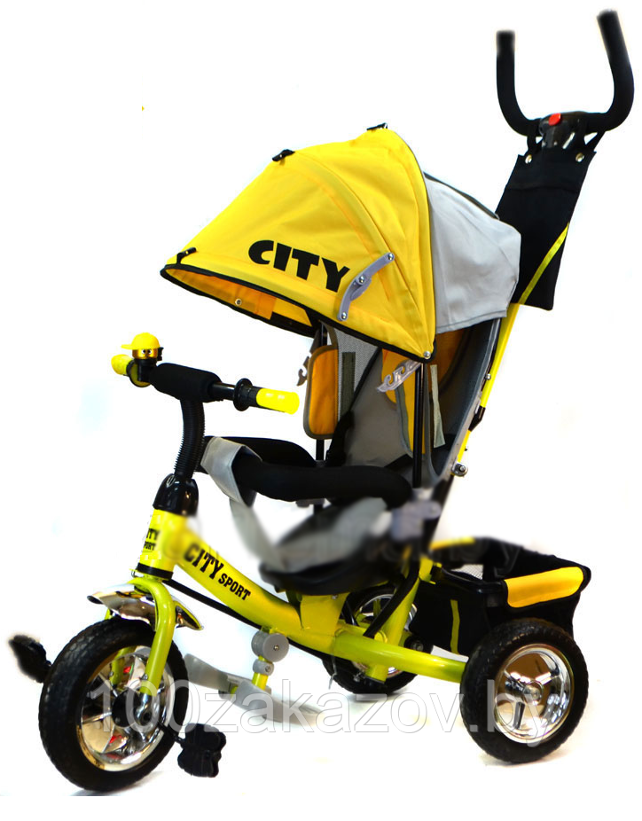 Велосипед детский трехколесный с ручкой Trike CITY 5182А