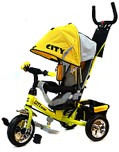 Велосипед детский  трехколесный с ручкой  Trike CITY   5182А