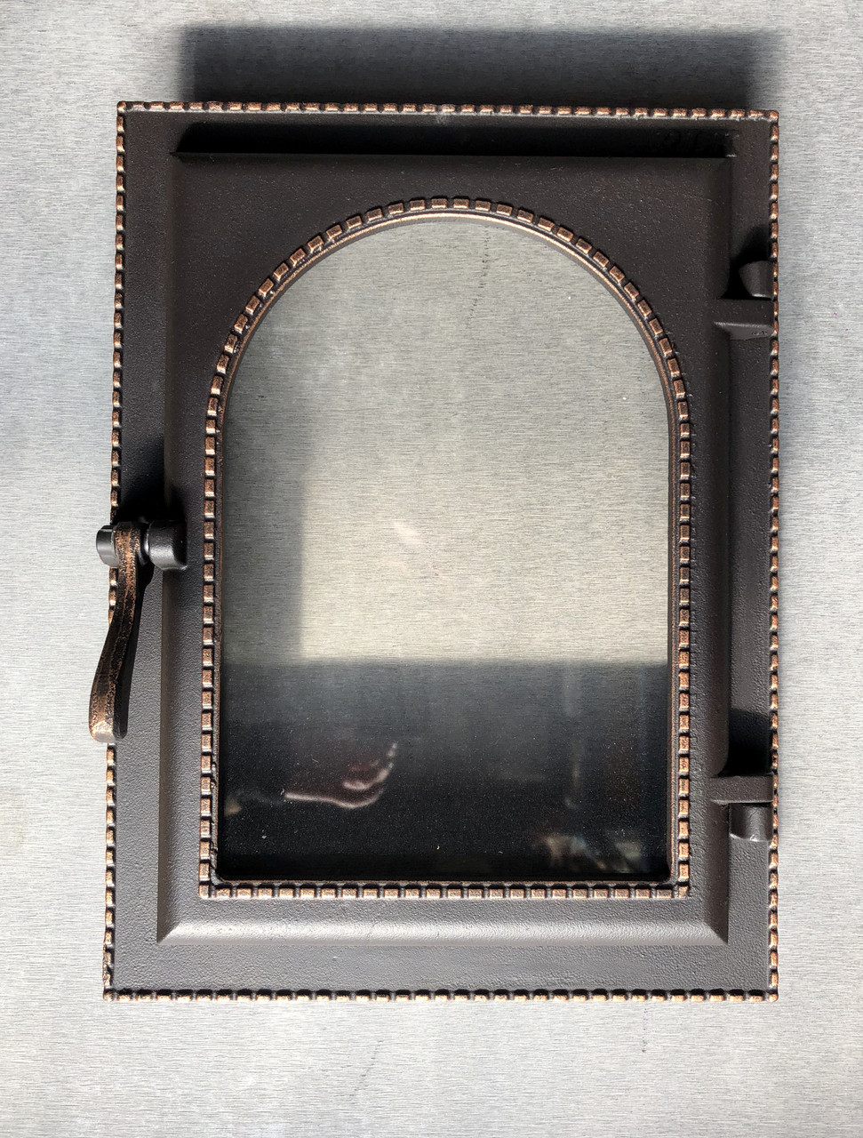 Каминная дверка ДКУ-9С со стеклом