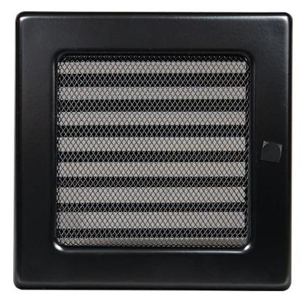 Вентиляционная решетка черная (окрашенная) Kratki - фото 3 - id-p74394184