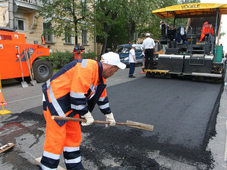 Укладка асфальта