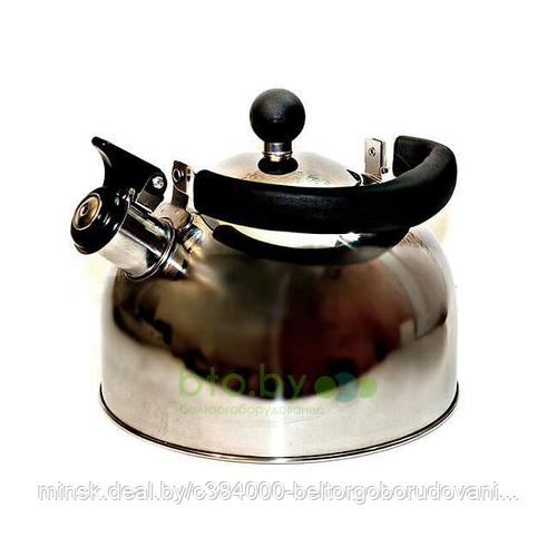 Чайник из нержавейки со свистком 2.7 л (ID#74440535), купить на Deal.by
