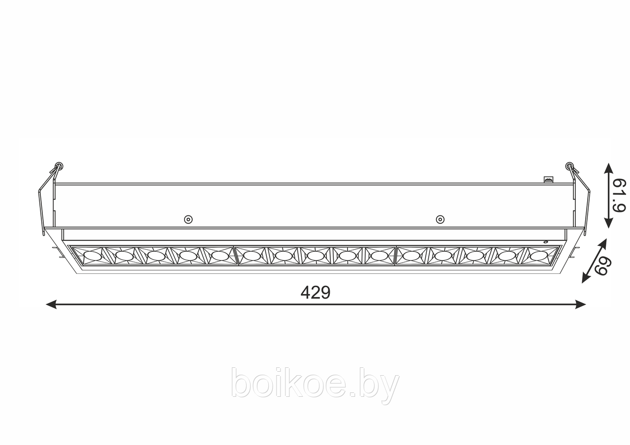 Светильник диммируемый встраиваемый поворотный DL-TR-9398-15-WW (15Вт, 3000К, 12В) - фото 2 - id-p74444728