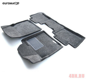 Коврики салона 3D Business текстильные (Euro-standart) серые для Lexus LX 470 (1998-2003) № EMC3D-005117G
