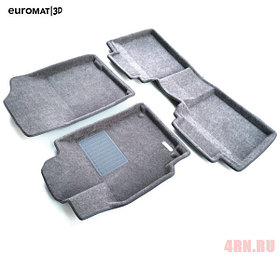 Коврики салона 3D Business текстильные (Euro-standart) серые для Toyota Camry (2006-2011) № EMC3D-005104G