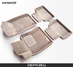 Коврики салона 3D Lux текстильные (Euro-standart) бежевые для Porsche Panamera (2012-2016) № EM3D-004104T