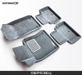 Коврики салона 3D Lux текстильные (Euro-standart) серые для Lexus ES (2015-2018) № EM3D-003214G