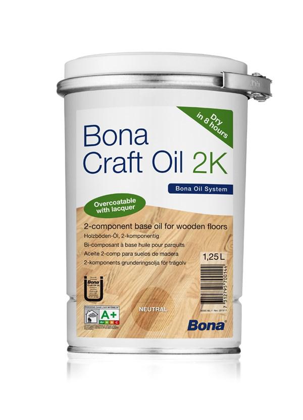 Паркетное масло Bona Craft Oil 2K цветное (1,25л)