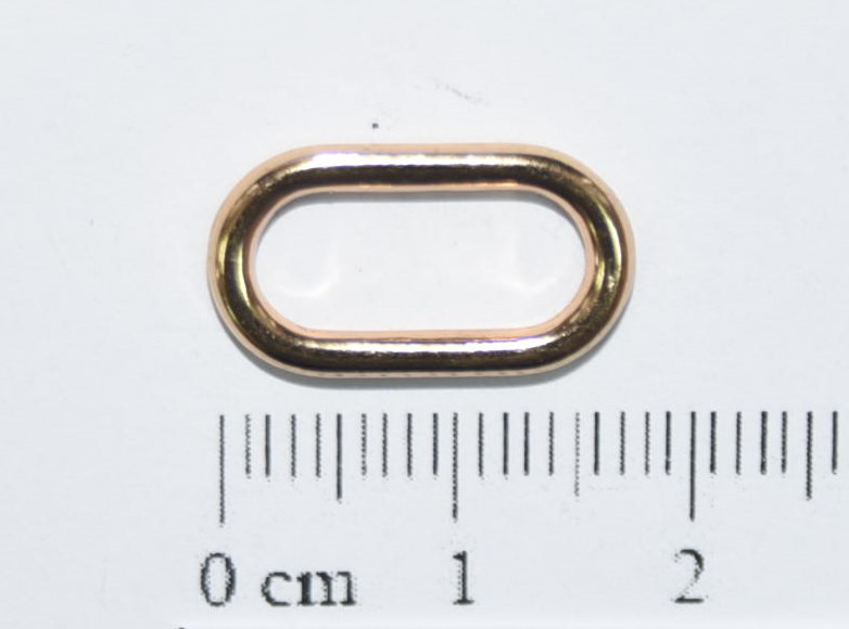 Кольцо овальное QC-16261 9x6x2 mm