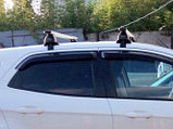 Багажник LUX для Ford Ecosport, внедорожник, гладкая крыша, 2013-… аэродуги, фото 3