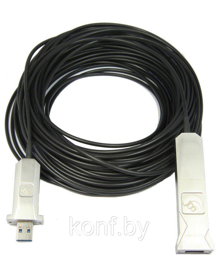 Кабель USB 3.0 CleverMic Hybrid Cable (10м) - фото 1 - id-p74470775