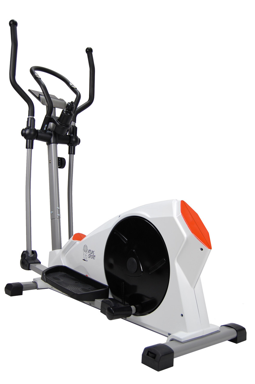 Эллиптический электромагнитный тренажер Atlas Sport SNOW (шаг 42 cм, маховик 18 кг) - фото 1 - id-p74482125