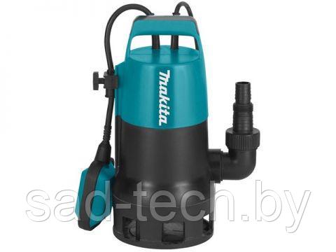 Насос погружной для загрязнённой воды MAKITA PF 1010 (1000 Вт, 14400 л/ч, до 5 м, пластм. корпус) - фото 1 - id-p69491679