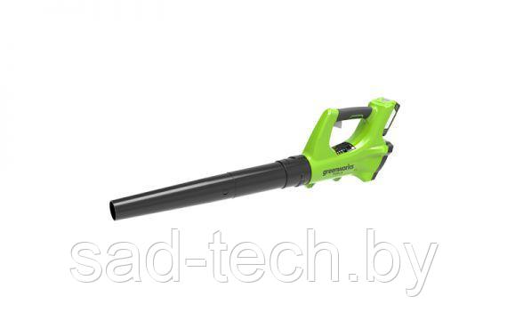 Воздуходув аккумуляторный GreenWorks G24AB 24В, фото 2