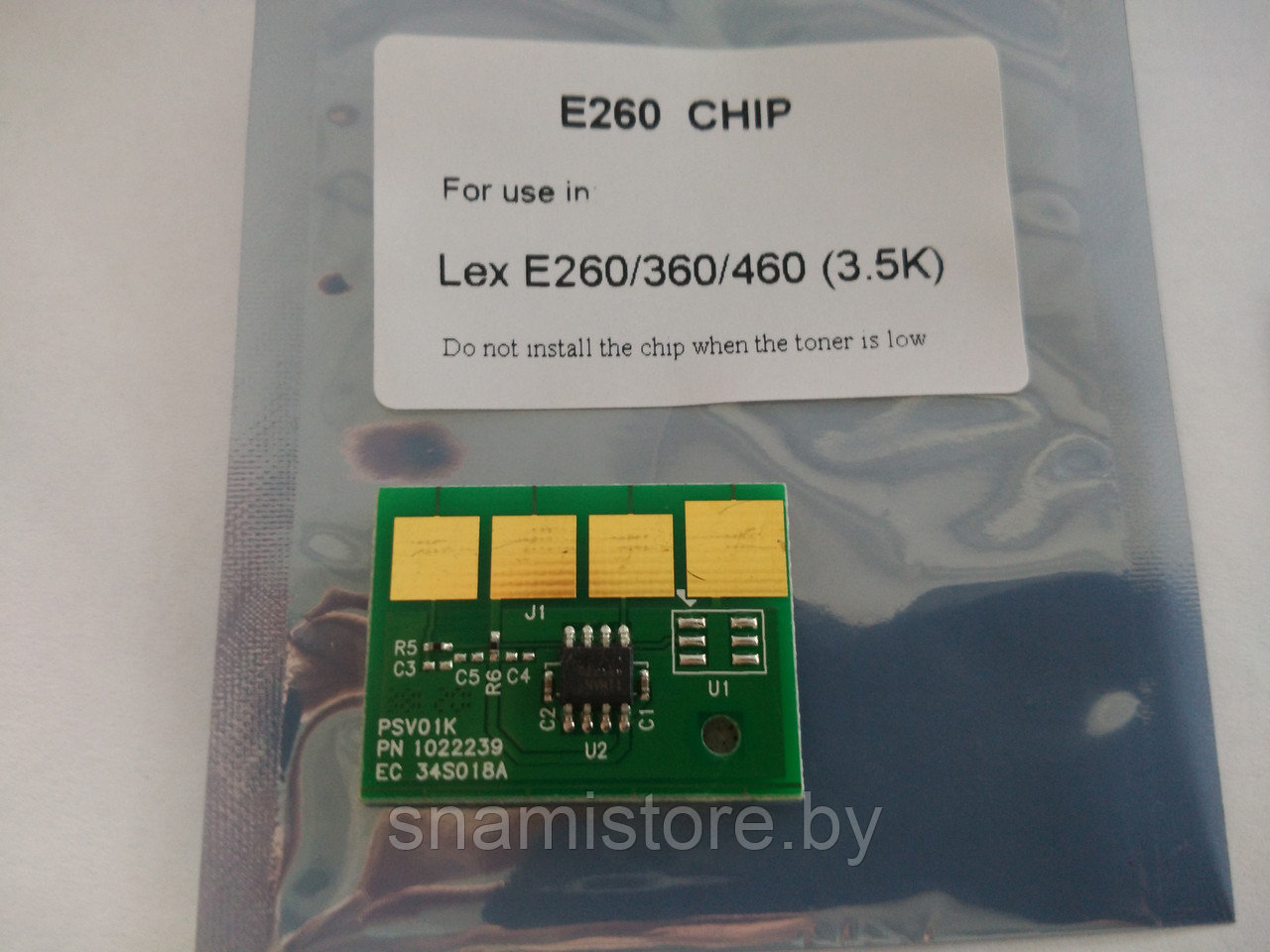 Микросхема восстановления картриджа Lexmark E260/360/460 3.5K SPI