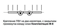 Комплект птицезащитный ПЗУ 6-10 кВ КП-1 (комплектация М-8)