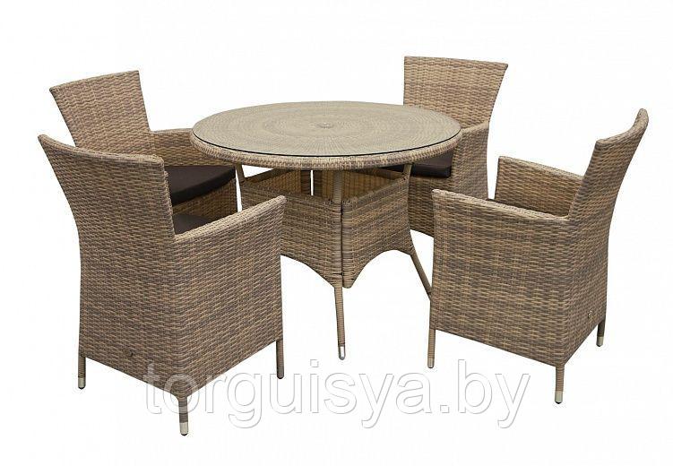 Комплект садовой мебели из ротанга Garden4you WICKER 13322/0946 (4 кресла) - фото 1 - id-p74527088