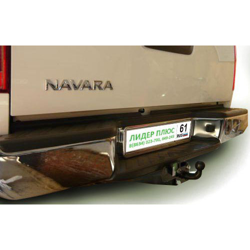 Фаркоп усиленный для Nissan Navara D40 Double Cab (со ступенькой) (2005-2015) № N107-FC - фото 1 - id-p74528786