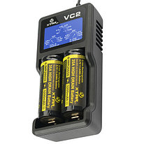Зарядное устройство Xtar VС2 для аккумуляторных элементов (в комплекте с USB кабелем) 