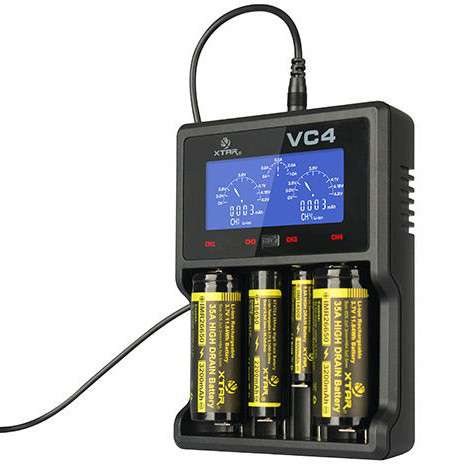 Зарядное устройство Xtar VС4 для аккумуляторных элементов (в комплекте с USB кабелем) 