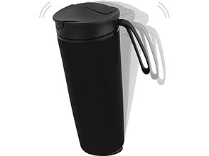 Термокружка Годс 470мл на присоске, черный, фото 2