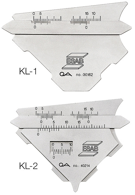 Шаблон сварщика KL1 и KL2 ESAB