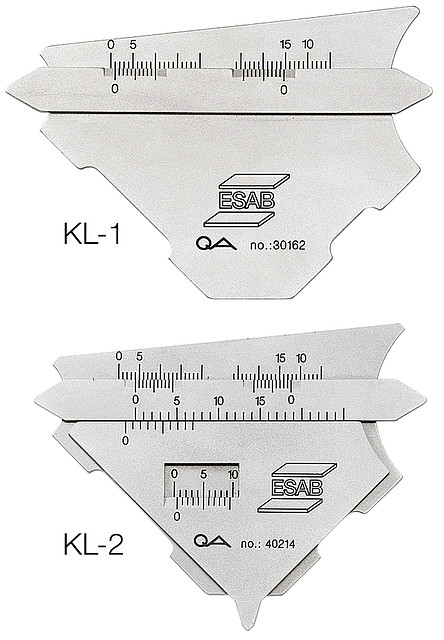 Шаблон сварщика KL1 и KL2 ESAB, фото 1