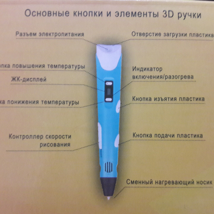 3D-ручка 3D PEN-2 c LCD дисплеем - фото 6 - id-p74585625