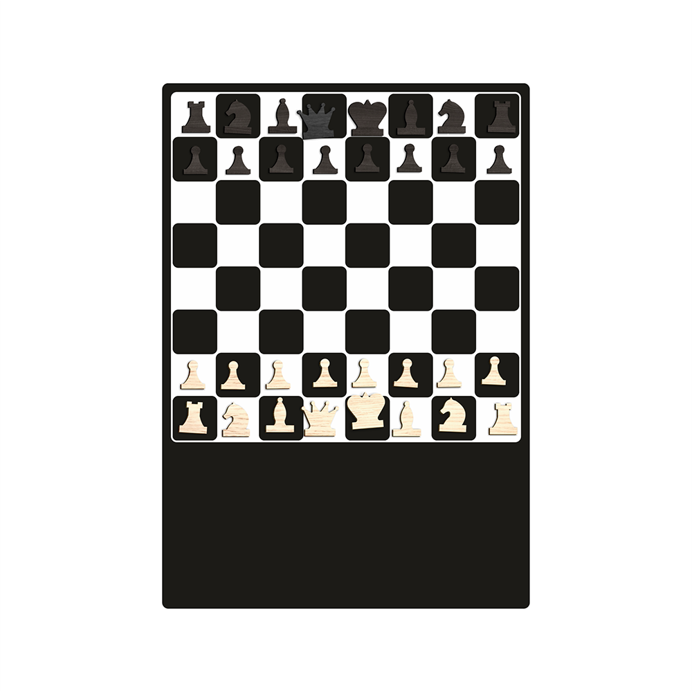 ОПТОМ Магнитная меловая доска - Магнитные Шахматы 60*36см - фото 2 - id-p74610899