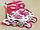 Ролики, роликовые коньки детские раздвижные  L размер 38-41, полиуретановые колеса, салатовые, фото 4