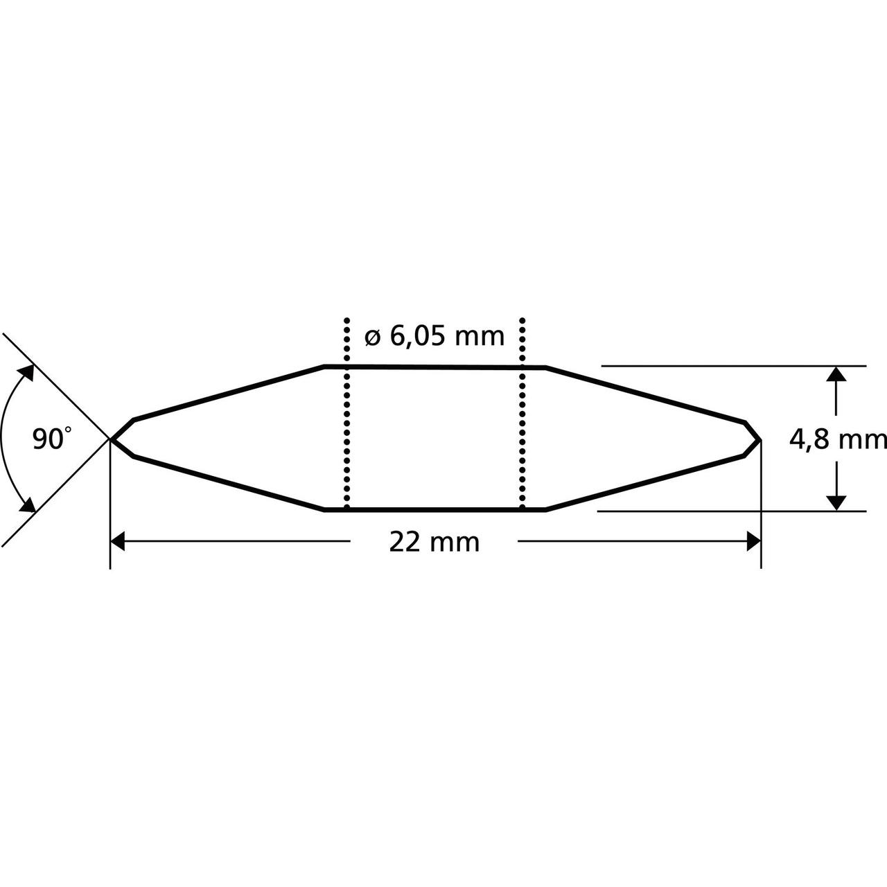 Сменный ролик PROFI для плиткорезов Kaufmann, d22 мм - фото 2 - id-p74709962