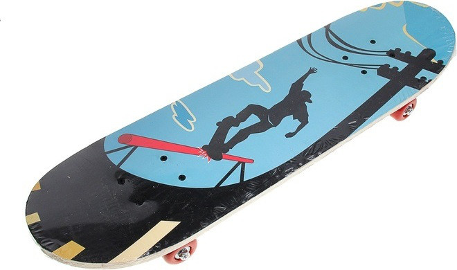 Детский( подростковый ) скейтборд арт. 3010 деревянный Longboard (лонгборд)