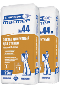 Тайфун Мастер № 44 PLUS состав для стяжек, внутренний и наружный - фото 2 - id-p3485976