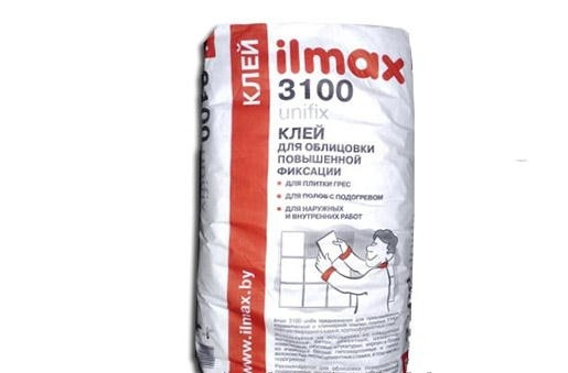 Клей для плитки повышенной фиксации ilmax 3100 unifix, 25 кг. - фото 2 - id-p2043594