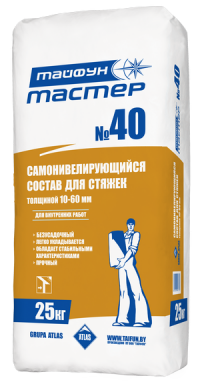 Тайфун Мастер №40 самонивелирующий состав для стяжек