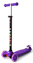 Детский самокат MAXI (светящиеся колеса) S00018 Фиолетовый